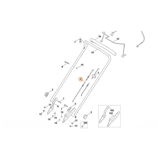 STIHL  Cięgno 6350 700 7527